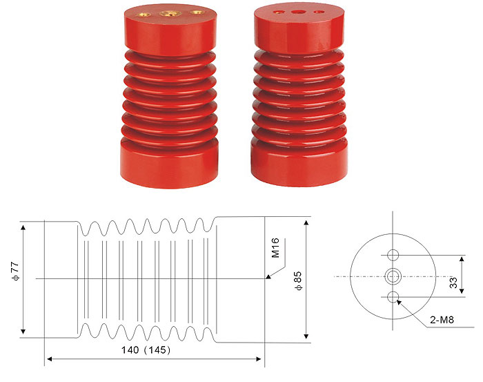 ZJ-10Q支柱絕緣子結構
